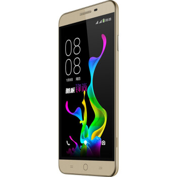 酷派 锋尚Y80D 电信4G手机 (8G ROM) (锐志金)