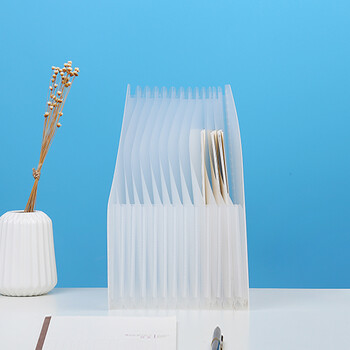 国誉(KOKUYO)A4可立式风琴包淡彩曲奇学生办公多层文件夹12层13袋 竖款透明 WSG-DFCS135T 国誉(KOKUYO)A4可立式风琴包淡彩曲奇学生办公多层文件夹12层13袋 竖款透明 WSG-DFCS135T