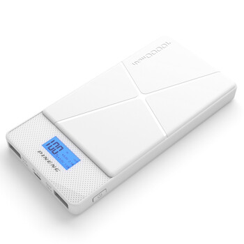 
                                        品能 10000毫安 移动电源/充电宝 聚合物 双USB输出 PN-983 经典白                
