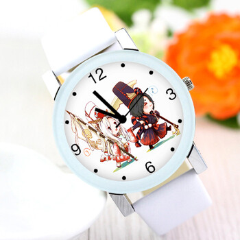 大天狗妖狐萤草山兔手表男女学生动漫休闲 鬼使黑&鬼使白 表盘直径3