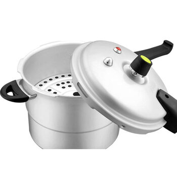 爱仕达ASD六保险T型压力锅铝高压锅送蒸格 22CM- JXT7522