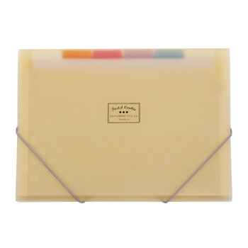 国誉(KOKUYO)A4风琴包淡彩曲奇学生薄款资料册松紧带文件夹 6层7袋 黄色1个 WSG-DFC70Y 国誉(KOKUYO)A4风琴包淡彩曲奇学生薄款资料册松紧带文件夹 6层7袋 黄色1个 WSG-DFC70Y