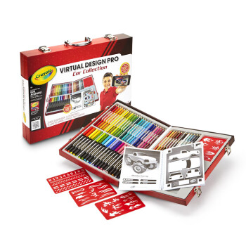 Crayola 绘儿乐 数码咔咔4D绘画礼盒水彩笔套装 极速小子