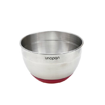 
                                        屋诺不锈钢打蛋盆加深防滑料理盆搅拌盆和面盆烘焙工具 un30005/16cm                