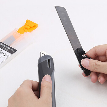 国誉(KOKUYO)美工刀替换芯FLANE安全便携手工刀裁纸刀片大号 5片装 HA-S250-5 