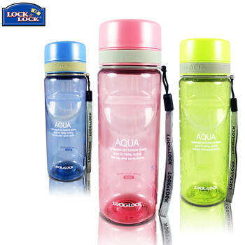 
                                                                                乐扣乐扣（LOCK&LOCK） 水杯运动塑料茶杯男女士学生儿童水壶 蓝色600ML                