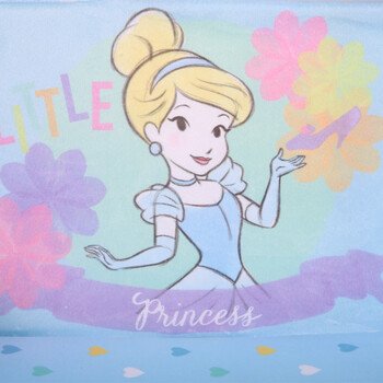 迪士尼DISNEY家居数码印花短毛绒可爱儿童卡通小沙发幼儿园凳子坐垫榻榻米玩具家纺沙发床 美丽日记 58X42X37