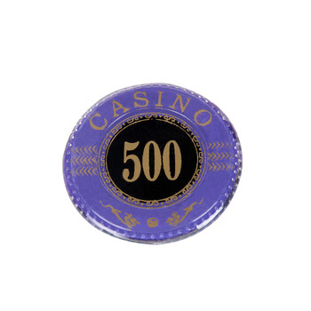 梦奇特(mengqite)德州扑克筹码 个性水晶亚克力筹码币 b020 圆形筹码