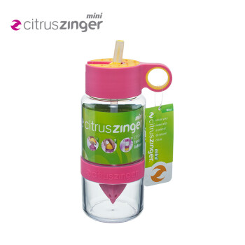 
                                        ZingAnything Citrus Zinger Mini柠檬杯随手杯塑料水杯喝水 红色                