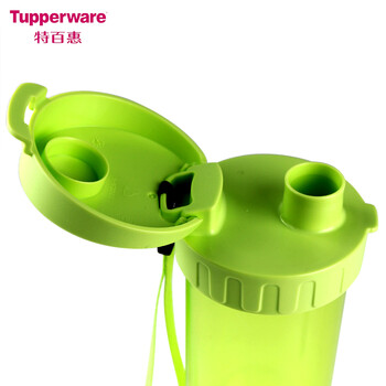 
                                                                                特百惠（Tupperware）水杯茶韵随心杯塑料杯500ml带杯绳茶隔 美唇红                