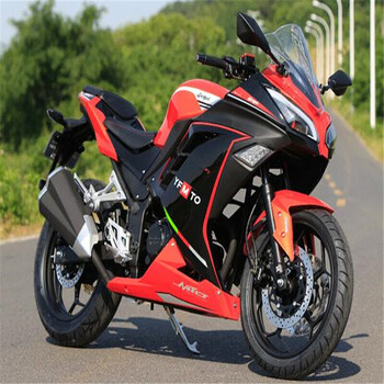 小忍者跑车摩托车 战隼公路赛跑车 可上牌 地平线跑车 300cc单缸