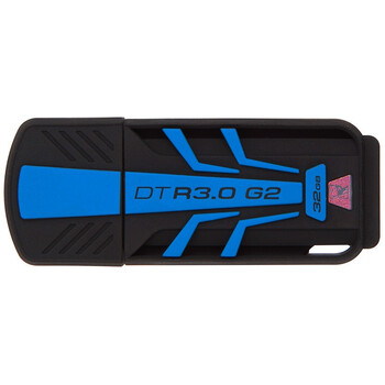 
                                        金士顿（Kingston）DTR30G2 32GB USB3.0 U盘 蓝色 防水抗震 读120MB/s高速体验                