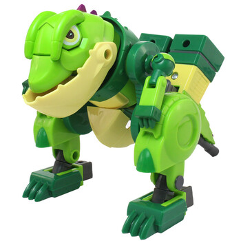 灵动创想 益智模型玩具 变形合体萌酷变 蹦蹦兔智智龟 1811鳄斯拉