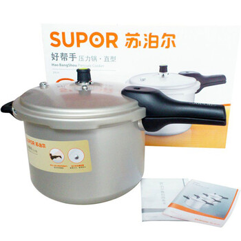 苏泊尔(SUPOR)22cm铝合金高压锅直型压力锅压力煲YL223H2(明火燃气灶专用)