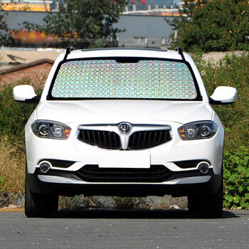 维诺亚 中华v5加厚镭射专车专用汽车遮阳挡前挡风玻璃太阳板防晒隔热