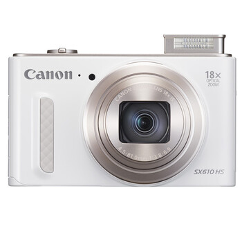 佳能（Canon）PowerShot SX610 HS 数码相机（2020万像素 、18倍光学变焦）白色单机版
