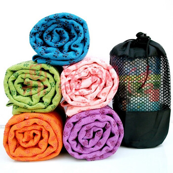 加厚防滑瑜伽毯瑜伽巾健身垫子吸汗柔软无菌毯 绿色