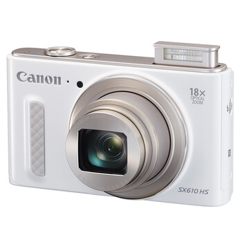 佳能（Canon）PowerShot SX610 HS 数码相机（2020万像素 、18倍光学变焦）白色单机版