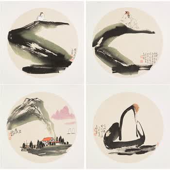 范华炳《枫桥夜泊》中国艺术研究院四川书画分院院长拍卖已结束06