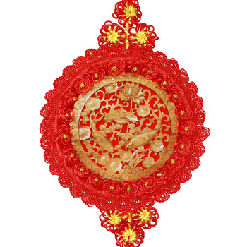 兴润阁中国结福字大号挂件桃木家居新房乔迁出国商务礼品吉祥喜庆挂件