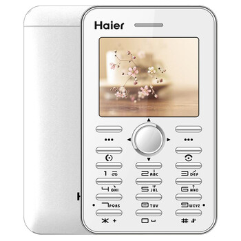 海尔(Haier) M312 移动/联通2G 卡片手机 儿童手机 珠光白