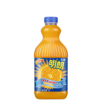 大湖 橙口味果汁饮料 1L