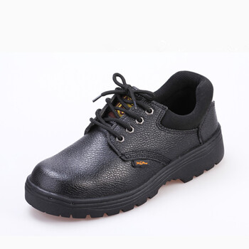 电焊工工作鞋男 牛皮劳保鞋男防砸防刺防水耐磨电焊软底轻便安懒人鞋