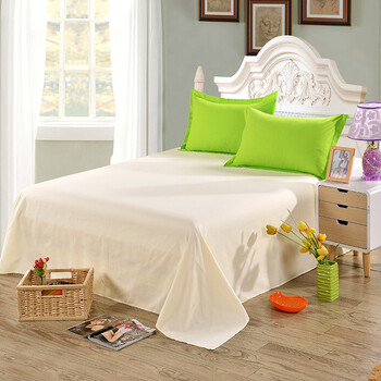 5/1.8米床 米色 床单单件120*230cm