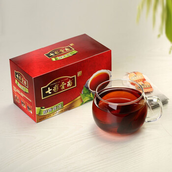 七彩雲南茶叶 普洱茶 熟茶 醇香袋泡茶100g/50袋 线下同款
