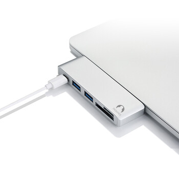 Snowkids Type-C扩展坞转换器适用于苹果Macbook华为手机五口合一HUB分线器USB-C转接器转接头拓展坞银 Snowkids Type-C扩展坞转换器适用于苹果Macbook华为手机五口合一HUB分线器USB-C转接器转接头拓展坞银