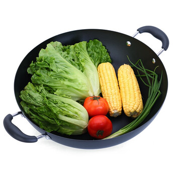 美厨（maxcook）精铁炒锅36cm 丽晶系列 MCB-36（可用电磁炉 无涂层 可用铁铲）