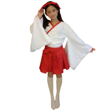 极乐净土cosplay服装 振袖巫女服装 和服打歌服 cos演出服