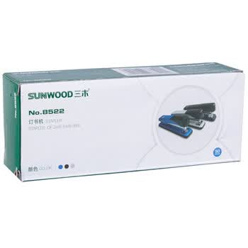 三木(SUNWOOD) 24/8厚层省力订书机/可订50页 蓝色 8522