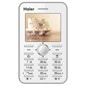 海尔(Haier) M312 移动/联通2G 卡片手机 儿童手机 珠光白