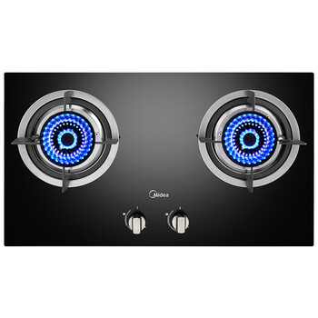
                                        美的（Midea） 黑晶立体内旋火 台嵌两用燃气灶具(天然气）JZT-QL303B                
