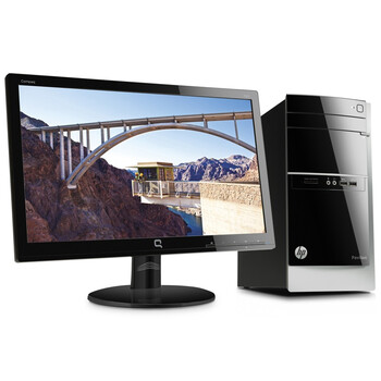 惠普（HP）500-515cn 台式电脑（G1840 4G 500G DVD光驱 WiFi 键鼠 Win8.1）18.5英寸显示器