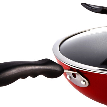 南方厨具NANFANGCOOKWARE 炒锅 32CM电磁炉通用立盖不粘锅 红色NF-532