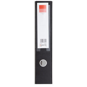 齐心（COMIX） A4带孔文件夹 加厚型欧式快劳夹F/C 2寸 黑色A107N