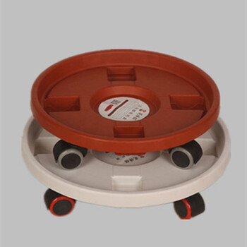 花无涯(huawuya) 万向轮移动托盘花架 花托 滚轮花盆底座 大型植物用