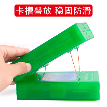 麦沃（MAIWO） KB03 2.5/3.5英寸硬盘保护盒 台式机笔记本硬盘收纳盒带标签防潮防震耐压抗摔保护盒 绿色