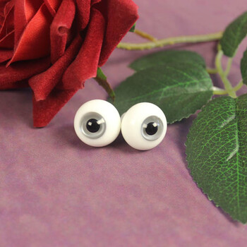 恒阔(hunkle) 16mm直径仿真玻璃眼珠 005灰色 60厘米