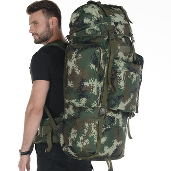 大容量特种兵 背包户外旅行登山双肩迷彩战术行军07背囊 夏季迷彩 65