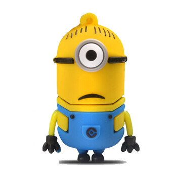 优易思卡通u盘礼品可爱小黄人2030速优盘单眼小黄人64g