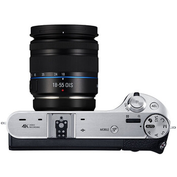 三星 (SAMSUNG) NX500 4K摄像 微型单电套机（18-55mm 内置16G）黑色 （NX经典高端款）
