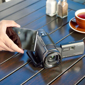 索尼（SONY） FDR-AXP35 4K数码摄像机（光学防抖 内置投影 WIFI分享 内置64G内存）