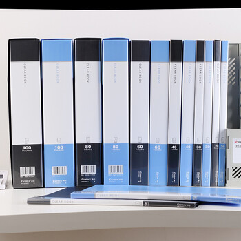 齐心(Comix)A4/30页资料册文件活页收纳册插袋档案文件夹学生试卷科目收纳袋 蓝色PF30AK 齐心(Comix)A4/30页资料册文件活页收纳册插袋档案文件夹学生试卷科目收纳袋 蓝色PF30AK