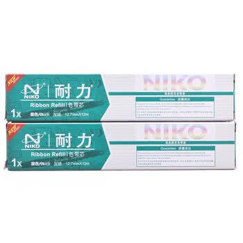 耐力（NIKO）N KX-P181 黑色色带芯(10根装) (适用DS300/600/610/640/900/910/940/1100/1700)