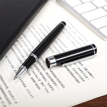 毕加索(pimio)签字用笔 商务办公礼品宝珠笔 成人签名笔 学生练字 男女毕业礼物0.5mm绅士系列902亮黑银夹 毕加索(pimio)签字用笔 商务办公礼品宝珠笔 成人签名笔 学生练字 男女毕业礼物0.5mm绅士系列902亮黑银夹