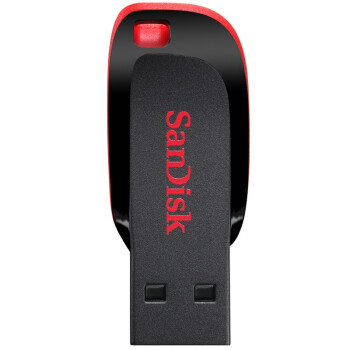 闪迪 （SanDisk）128GB USB2.0 U盘 CZ50酷刃 黑红色 时尚设计 安全加密软件