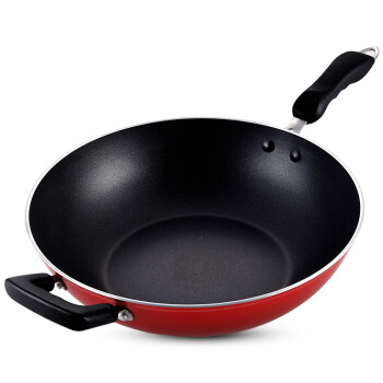 南方厨具NANFANGCOOKWARE 炒锅 32CM电磁炉通用立盖不粘锅 红色NF-532